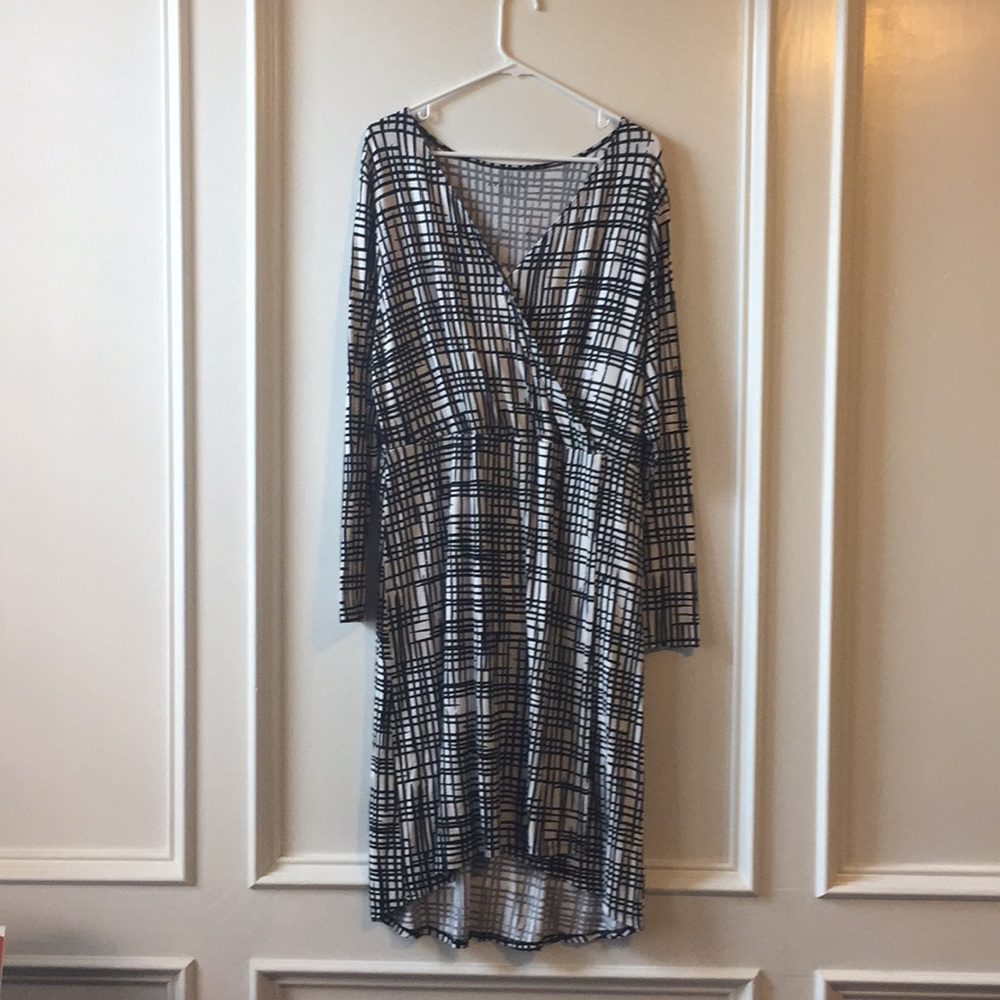 Black and white dress